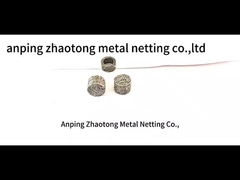 SS สายผูกผ้า Mesh 4 * 5 มิลลิเมตร Mesh หลุมก๊าซเหลว AISI 301 สําหรับ Demister