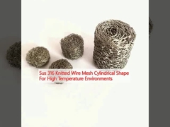 Sus 316 สายใยผูกทรงกระบอกสําหรับสภาพแวดล้อมอุณหภูมิสูง