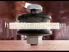 ปะเก็นท่อไอเสียลวดตาข่ายสแตนเลส 40 * 20 * 10.3 มม. ตาข่ายลวดถักที่บีบอัด OEM