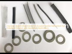 เครือข่ายสายผูกเหล็กไร้สแตนเลส เครือข่ายโลหะยืดหยุ่นที่ยั่งยืนสําหรับการกรองและการแยกอุตสาหกรรม