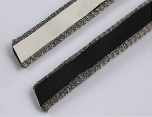 EMI ป้องกันปะเก็นลวดตาข่ายถัก 316SS Square Ring φ5mm Conductive Elastomer Cored