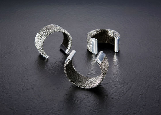 สีเงิน 304 ปะเก็นลวดตาข่ายเหล็กถักสำหรับ Egr Cooler