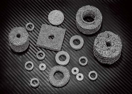 Aisi 310s ลวดตาข่ายถักบีบอัด 0.18 มม. เส้นผ่านศูนย์กลาง 20-500 มม. ความหนา