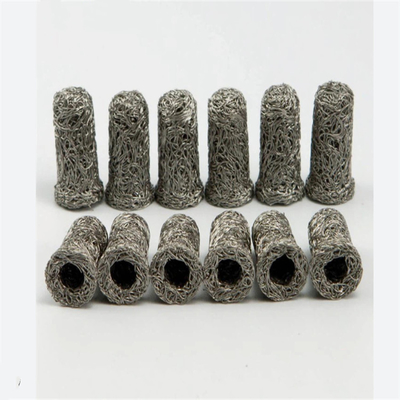 5-150 มม. สูง Dia 10-200 มม. ลวดตาข่ายถักแบบบีบอัดสำหรับการกรอง Silencers