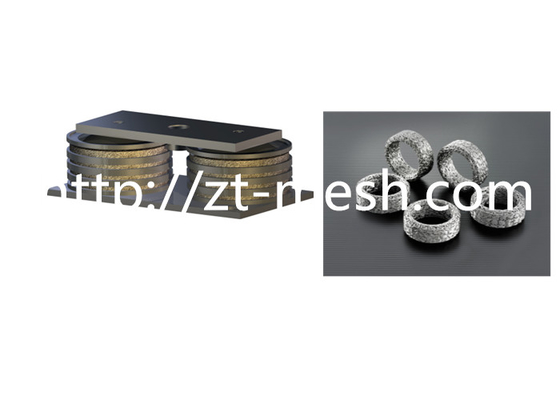 สแตนเลส สายสแตนเลส สายผ่า Mesh Gaskets ความกว้างที่กําหนดเอง EMI ป้องกันในอุปกรณ์อิเล็กทรอนิกส์ไฟฟ้า