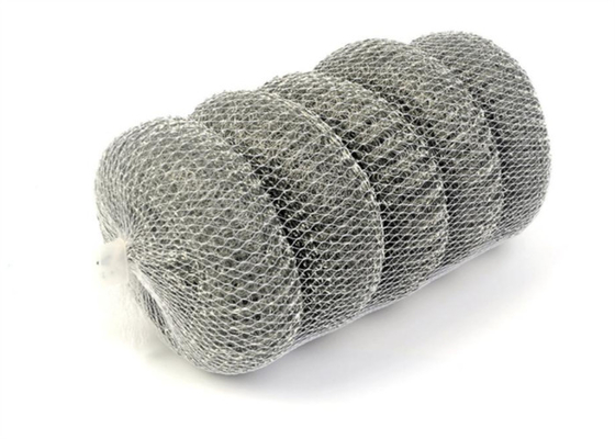5pcs 20Gram ลูกบอลทำความสะอาดห้องครัว, สแตนเลสสตีลสังกะสีขัดถูตาข่ายOEM