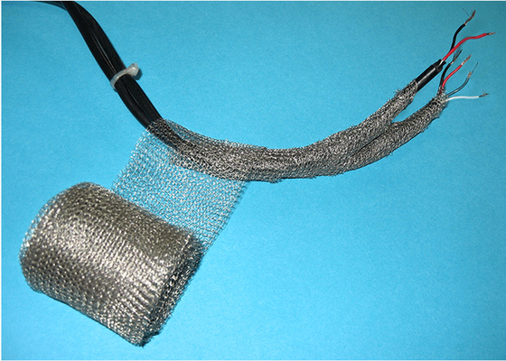 ปะเก็นลวดตาข่ายถัก WrapShield 50 มม. สำหรับป้องกันสาย EMI