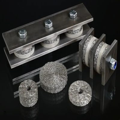 5-150 มม. สูง Dia 10-200 มม. ลวดตาข่ายถักแบบบีบอัดสำหรับการกรอง Silencers