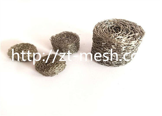 ทนต่ออุณหภูมิสูง 304 / 316L เครื่องซักผ้าบัฟเฟอร์ปะเก็นลวดตาข่ายสแตนเลสแบบบีบอัด