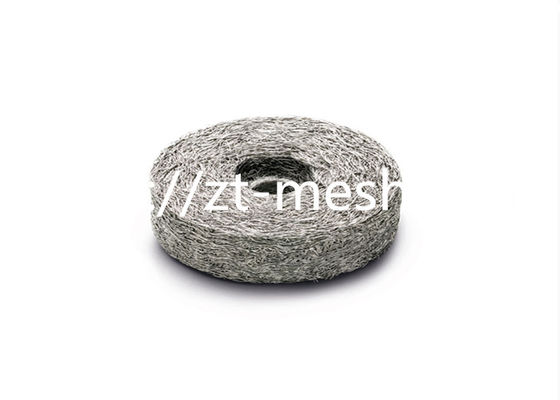 Customized Isolator Compressed Knitted Wire Mesh 10mm - 55mm 90% Filter For Automobile Engine
