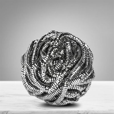 403 Stainless Steel Cleaning Ball  6*4mm  For Kitchen Cleaning