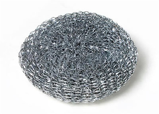 ความปลอดภัยที่อ่อนนุ่มถักทองแดงตาข่ายทำความสะอาดความหนา 6mm-40mm ทนต่ออุณหภูมิสูง