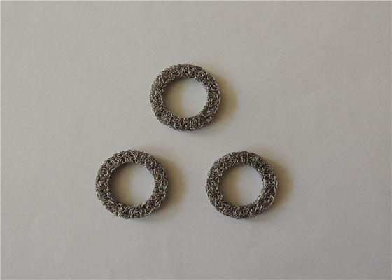 เครื่องซักผ้าตาข่ายลวดถักแบบบีบอัด Dia14mm 0.3mm SS เครื่องซักผ้าแรงดันแทน