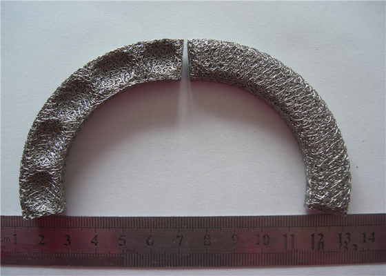 Silencers ตาข่ายลวดถักบีบอัด 5 มม. - 25 มม. ตัวกรอง 90% สำหรับอุตสาหกรรมรถยนต์