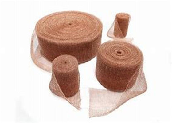 ลวดตาข่ายทองแดงบริสุทธิ์ OEM ความกว้าง 35 ซม. 30 ม. การควบคุมศัตรูพืช / หนู Rod