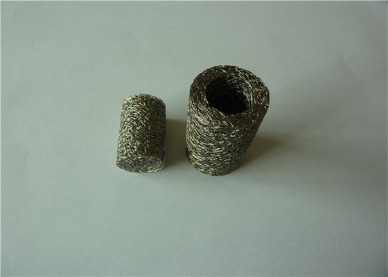 OD25mm ตัวกรองตาข่ายลวดถักอัดแก๊สของเหลว 0.55mm 100mesh / inch