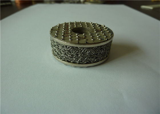 Dia 50 * 20mm ทองเหลืองบีบอัดตาข่ายถัก 98% กรอง Square Hole