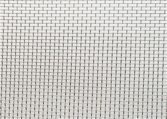 หน้าจอกรองตาข่ายลวดสานธรรมดาบริสุทธิ์ 99.9% 80 100mesh 6.30mm เส้นผ่านศูนย์กลางลวด