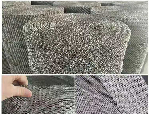 โลหะถักลวดตาข่ายกรองลวดคู่ทอผ้าความกว้างแม่นยำ 400mm SS316L Customized316