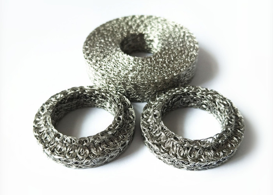 ขนาดตาข่ายลวดถักที่บีบอัด 99% ตัวอย่างที่กำหนดเองที่มีจำหน่าย OEM ยอมรับ