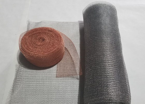 SS310 หน้าจอลวดตาข่ายทองแดงถัก 99% บริสุทธิ์สำหรับรูอาคารป้องกันการทำรังนก