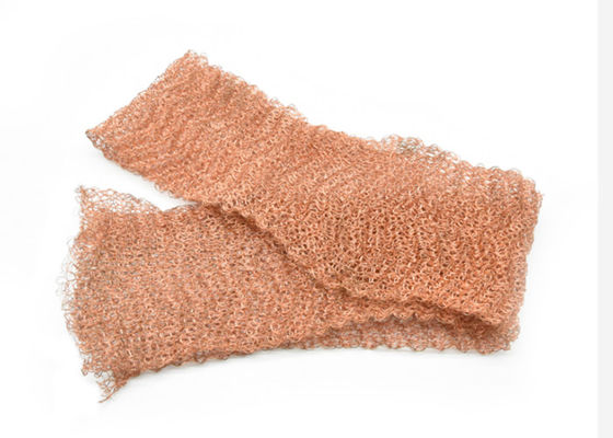 ODM ม้วนลวดตาข่ายทองแดงถัก 50 มม. ความกว้าง irregula Hole