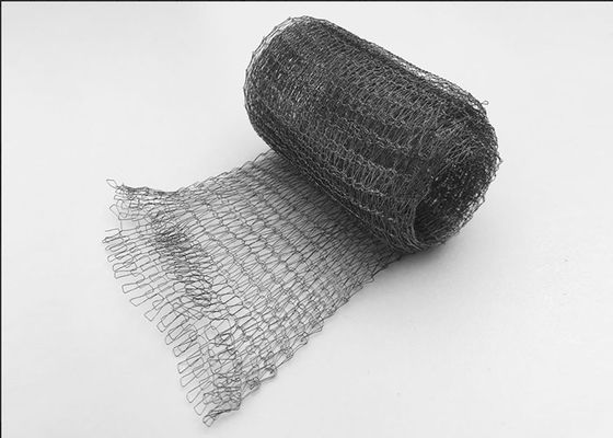 สแควร์เมทัลลิกเมา 50g ปะเก็นลวดตาข่ายถัก 310s สำหรับเบาะป้องกันการสั่นสะเทือน