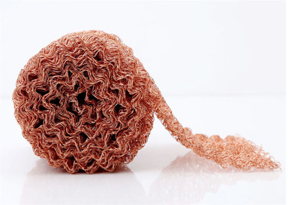 ตัวกรองก๊าซเหลวความกว้าง 30 มม. ตาข่ายถักทองแดง