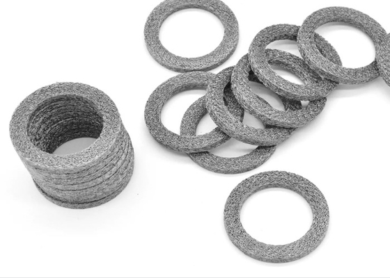 ปรับแต่งลวดตาข่ายถักแบบบีบอัด 316l Od160 Id70 ความหนา 21mm