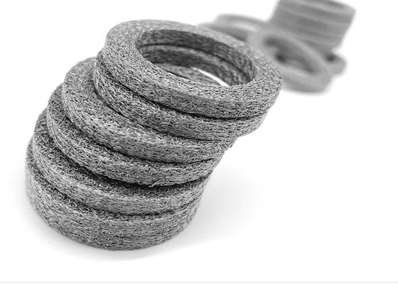 เงินเหลืองเหลืองเหล็กไร้สแตนเลส Plain สายผูกแหวน Mesh Customzied กว้าง 5-300mm