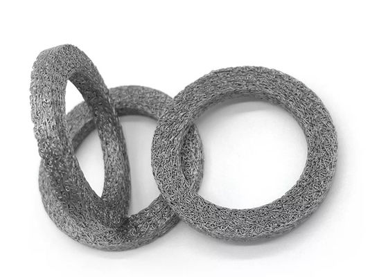 เงินเหลืองเหลืองเหล็กไร้สแตนเลส Plain สายผูกแหวน Mesh Customzied กว้าง 5-300mm