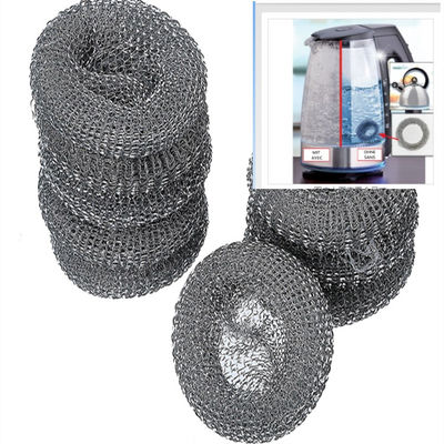 Dia 4cm หนา 2cm 304 ลูกบอลทำความสะอาดสแตนเลสสำหรับกาต้มน้ำ