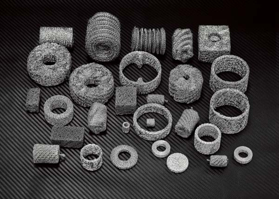 Aisi 310s ลวดตาข่ายถักบีบอัด 0.18 มม. เส้นผ่านศูนย์กลาง 20-500 มม. ความหนา