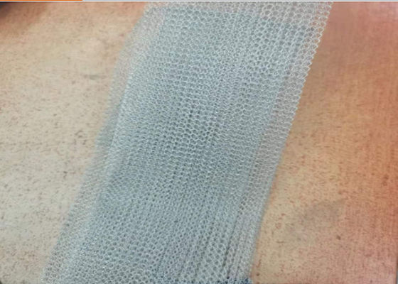 ลวดตาข่ายถักสแตนเลส 304 พร้อมลูกฟูกระลอกคลื่น