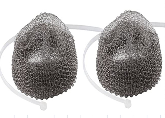 ความกว้าง 40 มม. เส้นผ่านศูนย์กลาง 290 มม. ตาข่ายถักสำหรับเครื่องซักผ้า Lint Traps