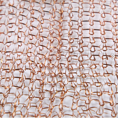 สามารถปรับแต่ง Sus 316 ทองแดง สายใยเย็บ Mesh สําหรับความต้องการการกรอง