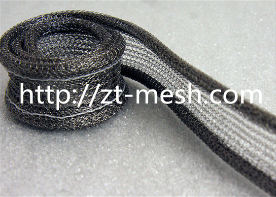 100-200 Model Stainless Steel Compressed Knittted Wire Mesh With Good Penetrability